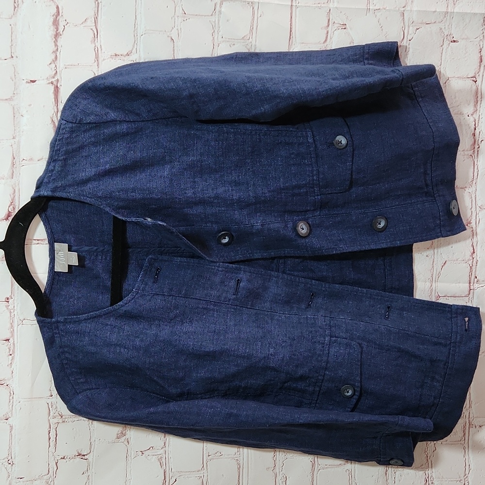 J.JILL 100% Linen Jacket